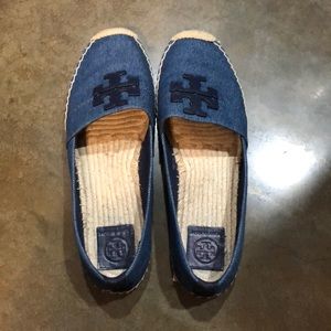 Denim Tory Burch Espadrille